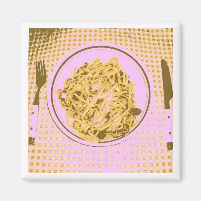 Linguine Pasta Magnet (Vorne)