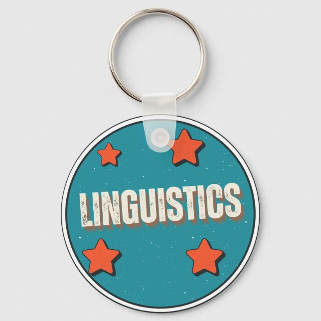 Linguistik Schlüsselanhänger (Vorderseite)