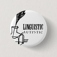 Linguistisches autistisches Abzeichen