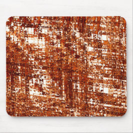 Linhas cruzadas e entalhe de quadrados enferrujado mousepad
