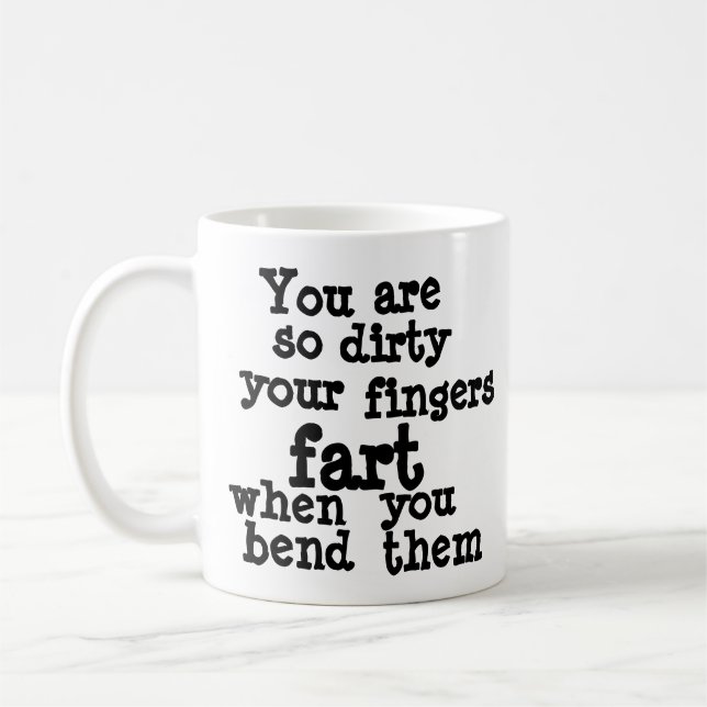 Linie Farty Fingers Kaffeetasse (Links)
