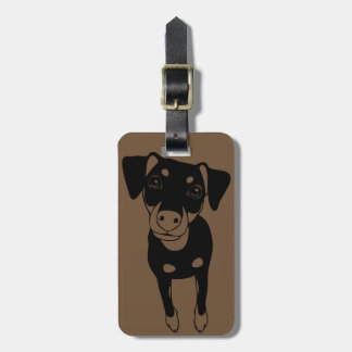 LINIE KUNST minimaler Button-Gepäck-Umbau Gepäckanhänger