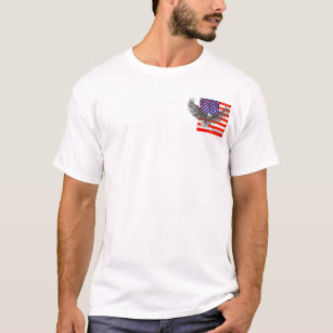 Linie KunstamericanaT - Shirt der amerikanischen