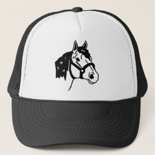 Linie Kunstpferd Truckerkappe