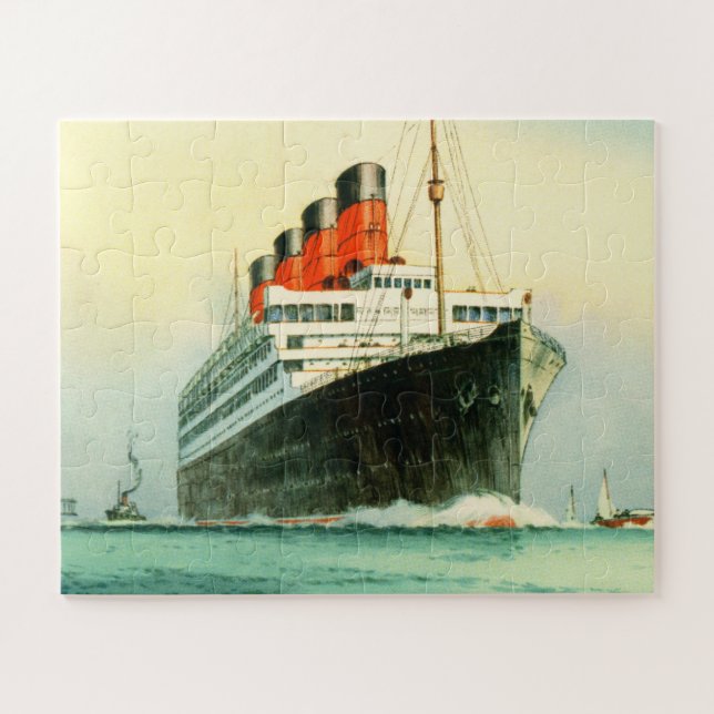 Linie Schiff Effektivwerts Aquitania Cunard (Horizontal)