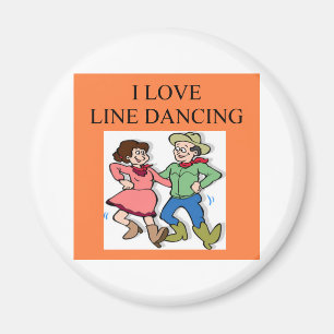 Linie Tanzen der Liebe I Magnet