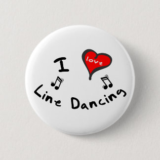Linie Tanzen-Geschenke - i-Herz-Linie Tanzen Button