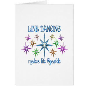 Linie Tanzen-Glitzern