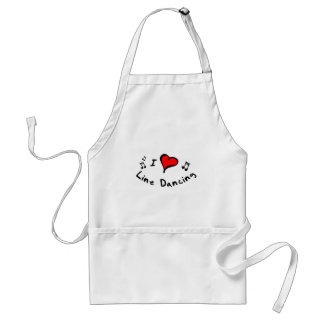 Linie Tanzen I Herz-Liebe Geschenk Schürze