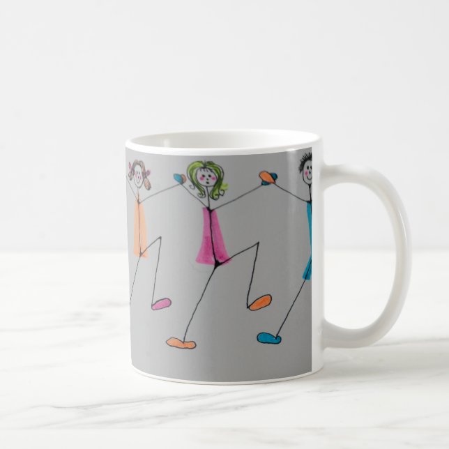 Linie Tanzen Kaffeetasse (Rechts)