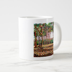 Linie von Bäumen 2009 Jumbo-Tasse