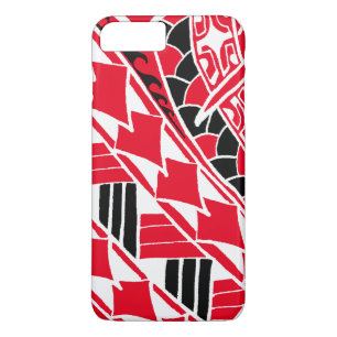 LinieEine rote polynesische Tattoo Case-Mate iPhone Hülle