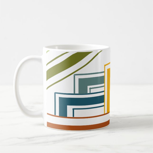 Linien der 70er Jahre Kaffeetasse (Links)
