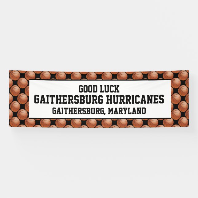 Linien der Basketball-Team-Fahnen-3 des Banner (Horizontal)
