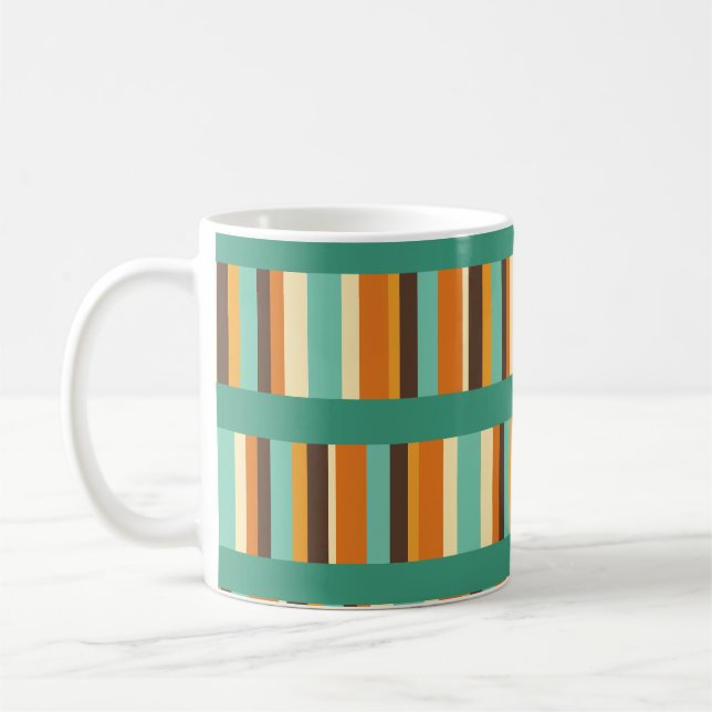 Linien der Streifen Kaffeepause Tasse (Links)