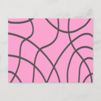 Linien: grau auf weich rosa