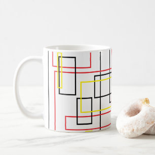Linien-Netz-Tasse Kaffeetasse