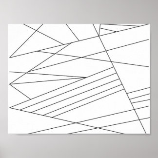 Linien Poster