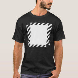 Linien Quadrate Design T-Shirt