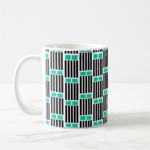 Linien und Boxen Tasse