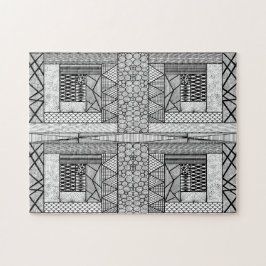 Linien und Kreise in Schwarz und Weiß