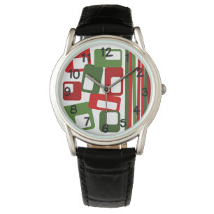Linien und Rechtecke Armbanduhr