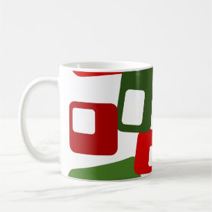 Linien und Rechtecke Kaffeetasse