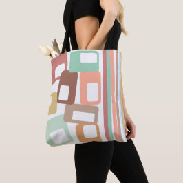 Linien und Rechtecke Tasche