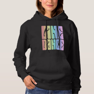 Liniendanz Pastel Hippie Hoodie