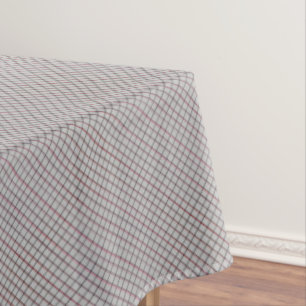 Liniengesteuertes Muster Elegant Gray Geometric Tischdecke