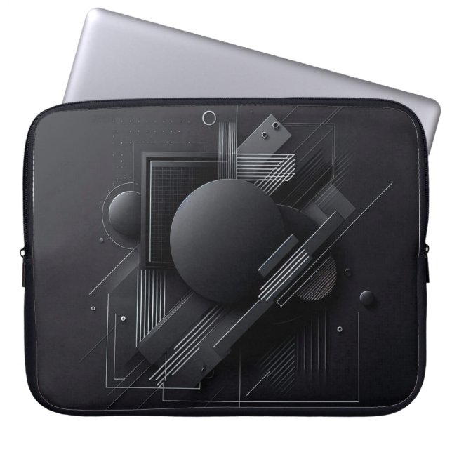 Liniengrafik Laptopschutzhülle (Vorderseite)