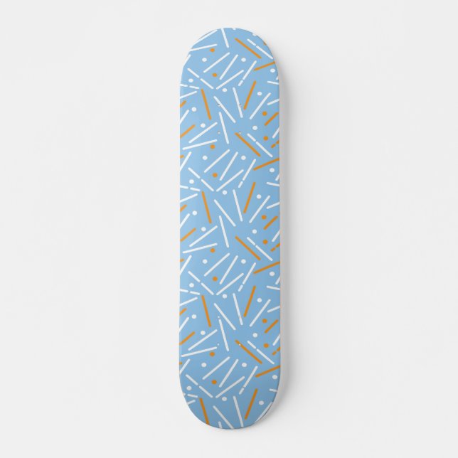 Linienmuster 6 skateboard (Vorne)