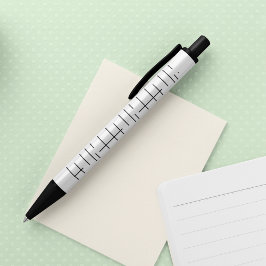 Linienmuster Kugelschreiber