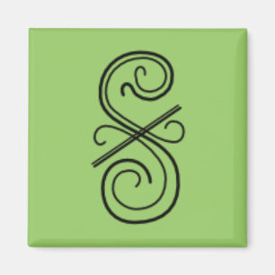 Linienschrift Magnet