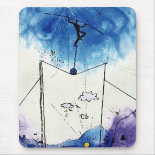 Linienwanderkunst Mousepad