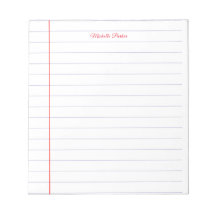 Liniertes Papier Beruflich Schlicht Minimalistisch