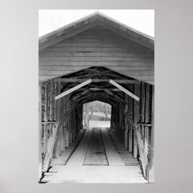 Link Farm Covered Bridge Poster (Vorne)