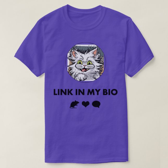 Link in Bio T-Shirt (Design vorne)