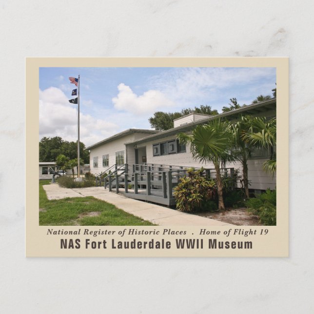 Link Trainer Gebäude #8 Postkarte (Vorderseite)