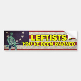 Linke - Sie wurden gewarnt Autoaufkleber