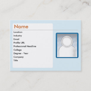 LinkedIn - mollig Visitenkarte