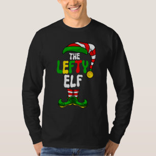 Linker Elf-Pyjama-Passende Gruppe Weihnachten Urla T-Shirt