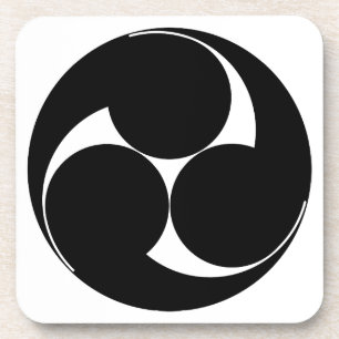 Linker Mitsutomoe (Skizze) Untersetzer