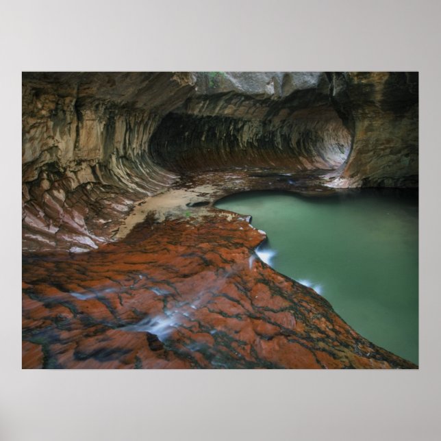 Links Gabel | Zion National Park, Utah Poster (Vorne)