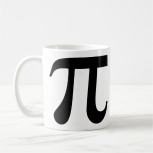 Links Giant-Symbol "Pi" Kaffeetasse