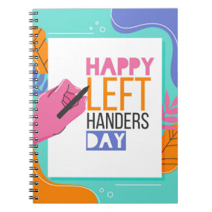 Links Handers Day Notizblock