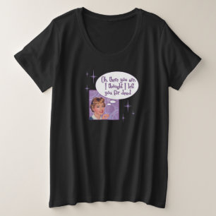 Links liegen gelassen! Plus-sized T-Shirt