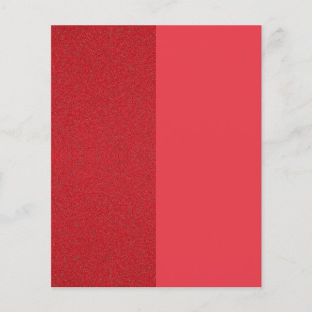 Links-Noise Tomato Red Square Flyer - Anpassbar (Vorne)