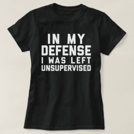 Links unbeaufsichtigtes Zitat T-Shirt