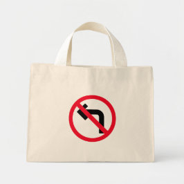 Links Zeichen | Tiny Tote Bag Mini Stoffbeutel